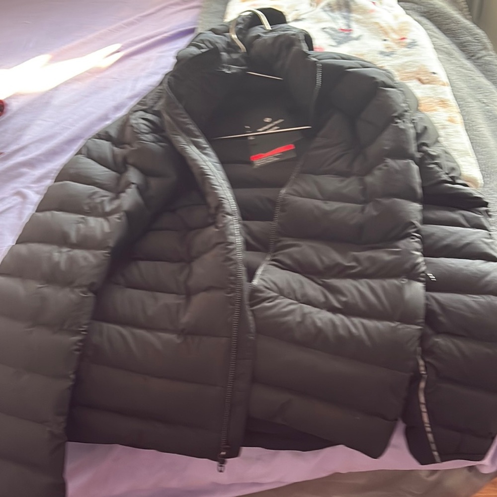 Black Quilted Puffer Jacket